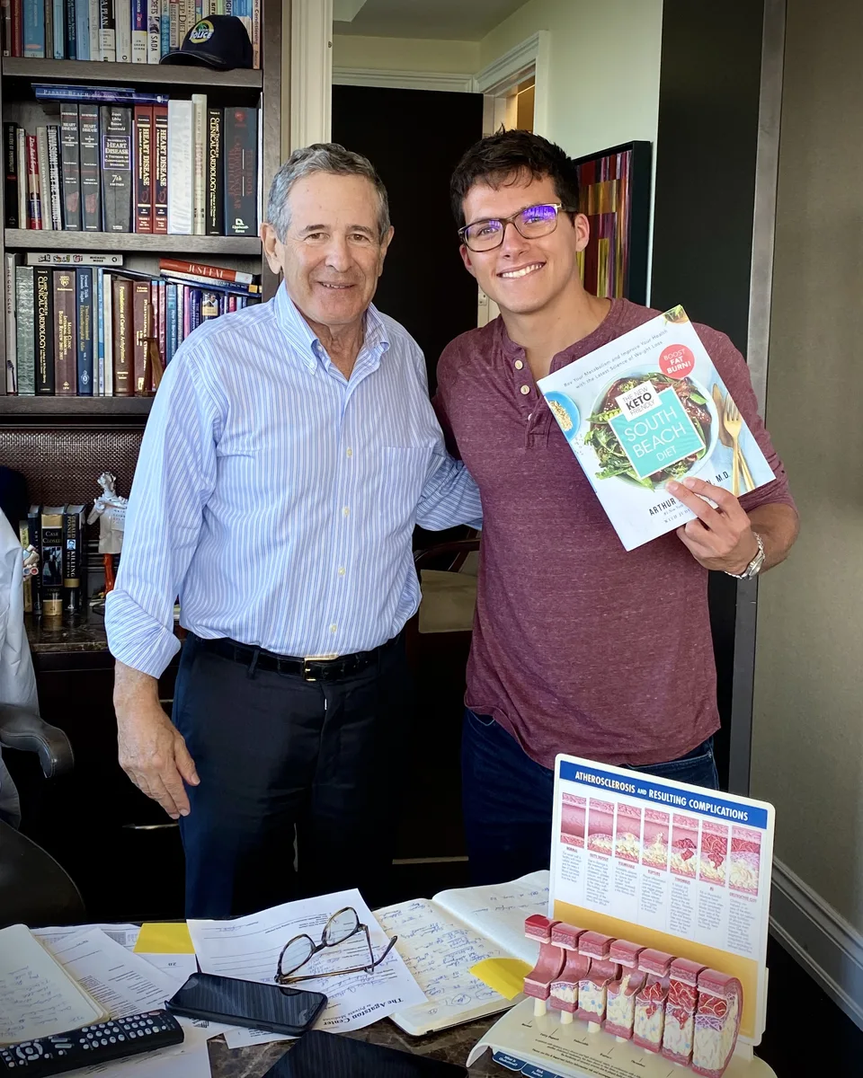 Thank you Dr. Agatston and TAC team for inviting me to your office for a meet & greet and book signing!