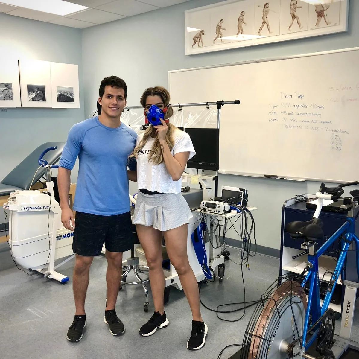 VO2Max Testing with my former client and Emmy-Winning Actress and TV Host, Kerly Ruiz.