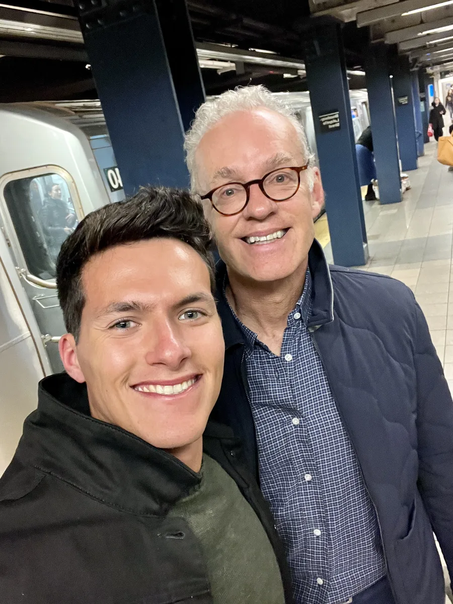 Wine night in NYC with my former client Kevin Ryan, Founder and CEO at AlleyCorp.